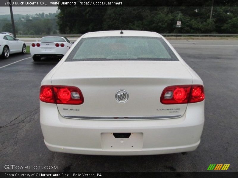 White Diamond Tricoat / Cocoa/Cashmere 2008 Buick Lucerne CXL