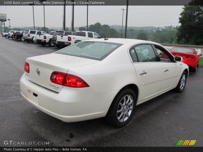 White Diamond Tricoat / Cocoa/Cashmere 2008 Buick Lucerne CXL