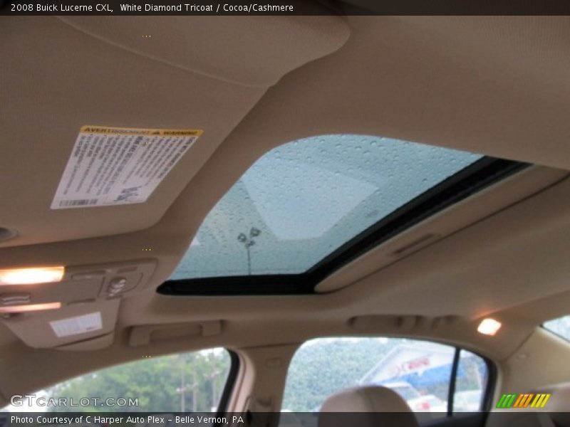 White Diamond Tricoat / Cocoa/Cashmere 2008 Buick Lucerne CXL