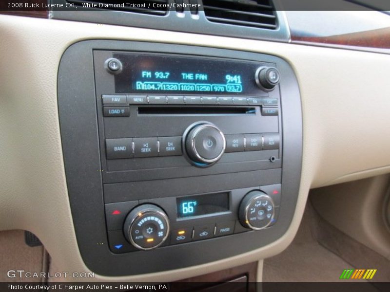 White Diamond Tricoat / Cocoa/Cashmere 2008 Buick Lucerne CXL