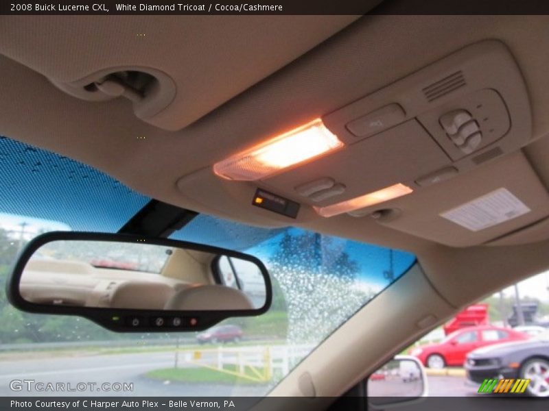White Diamond Tricoat / Cocoa/Cashmere 2008 Buick Lucerne CXL