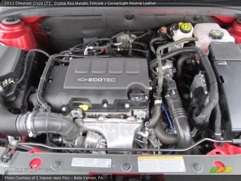 Crystal Red Metallic Tintcoat / Cocoa/Light Neutral Leather 2011 Chevrolet Cruze LTZ