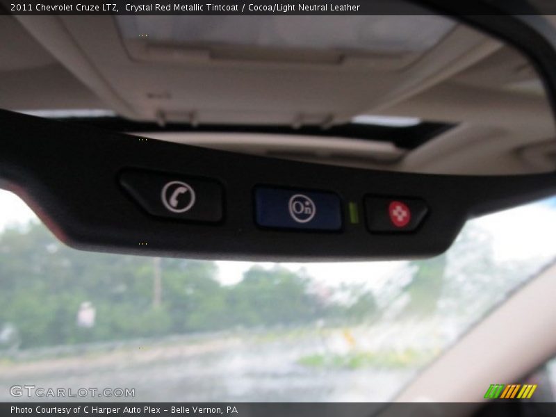 Crystal Red Metallic Tintcoat / Cocoa/Light Neutral Leather 2011 Chevrolet Cruze LTZ