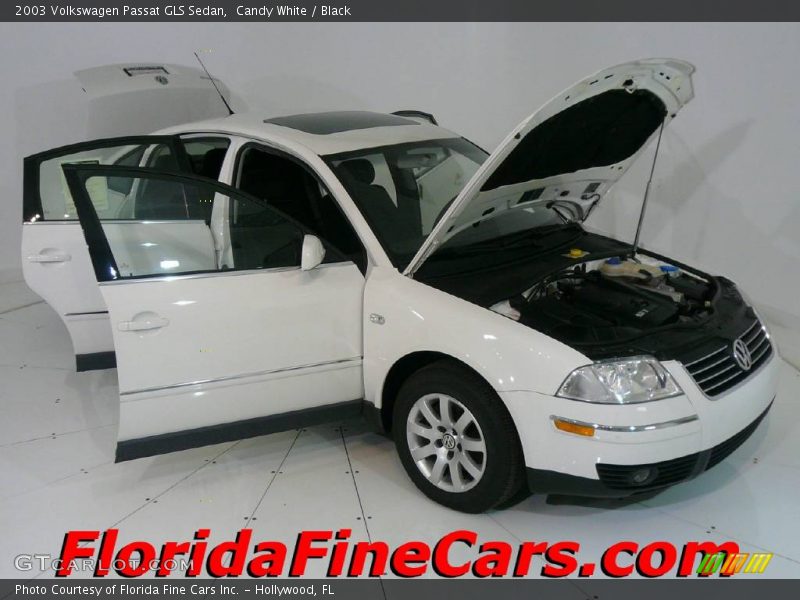 Candy White / Black 2003 Volkswagen Passat GLS Sedan