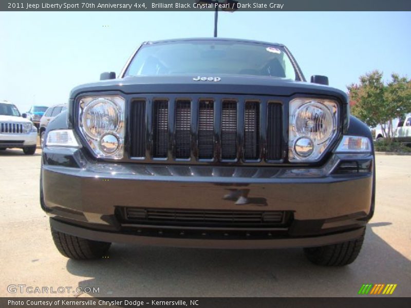 Brilliant Black Crystal Pearl / Dark Slate Gray 2011 Jeep Liberty Sport 70th Anniversary 4x4