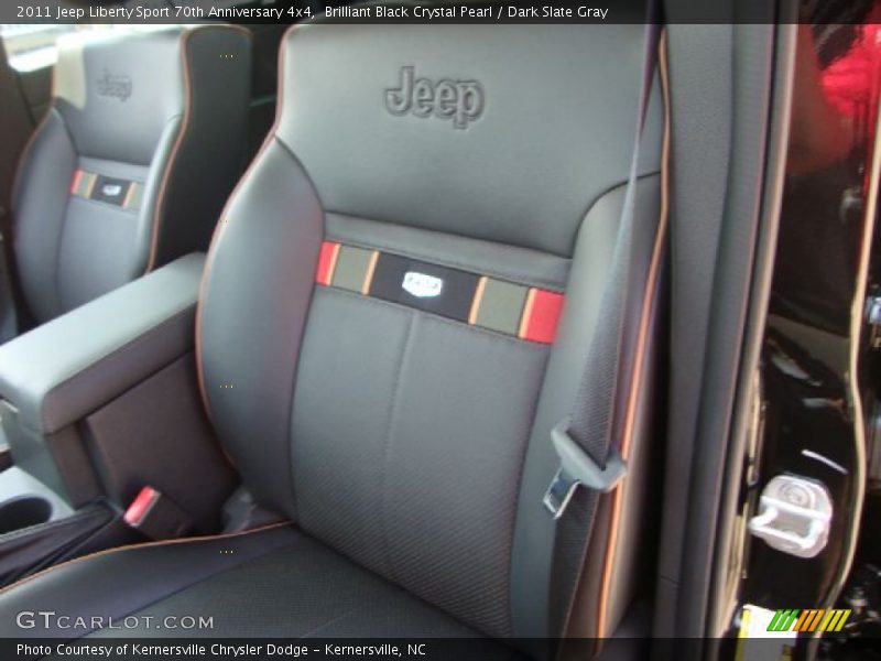 Brilliant Black Crystal Pearl / Dark Slate Gray 2011 Jeep Liberty Sport 70th Anniversary 4x4