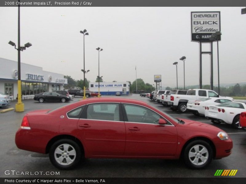 Precision Red / Gray 2008 Chevrolet Impala LT