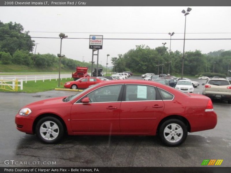 Precision Red / Gray 2008 Chevrolet Impala LT