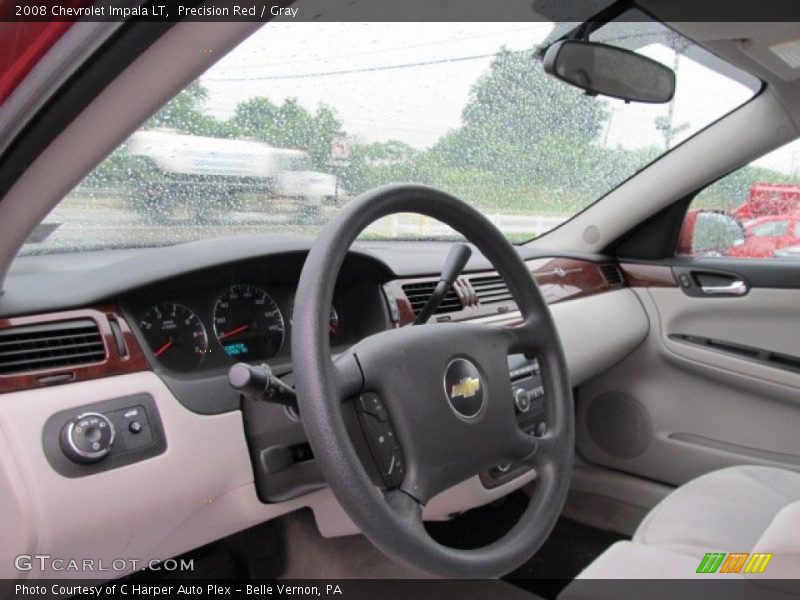 Precision Red / Gray 2008 Chevrolet Impala LT