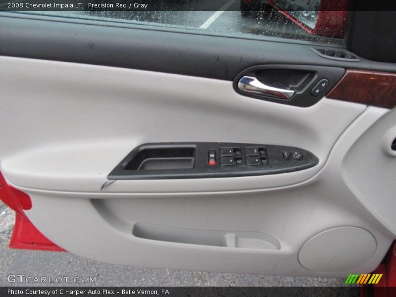 Precision Red / Gray 2008 Chevrolet Impala LT