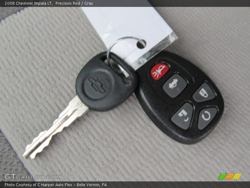 Precision Red / Gray 2008 Chevrolet Impala LT