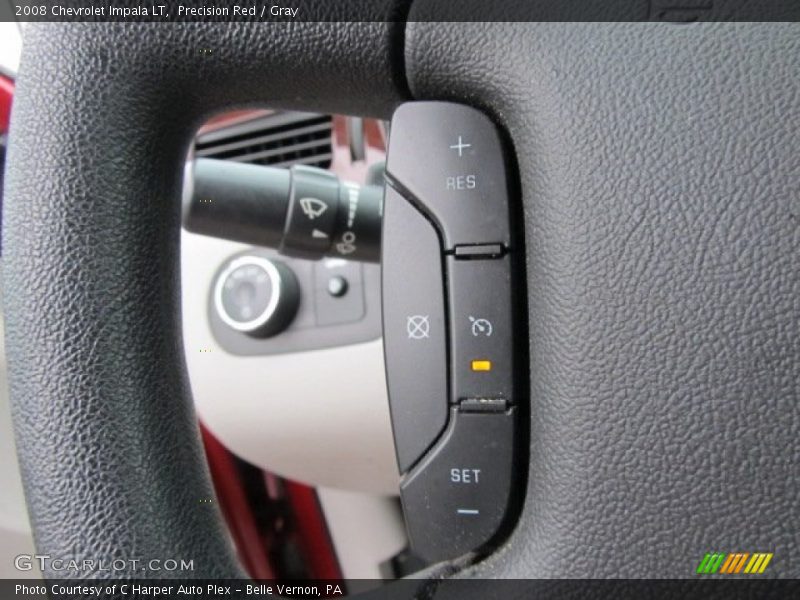 Precision Red / Gray 2008 Chevrolet Impala LT