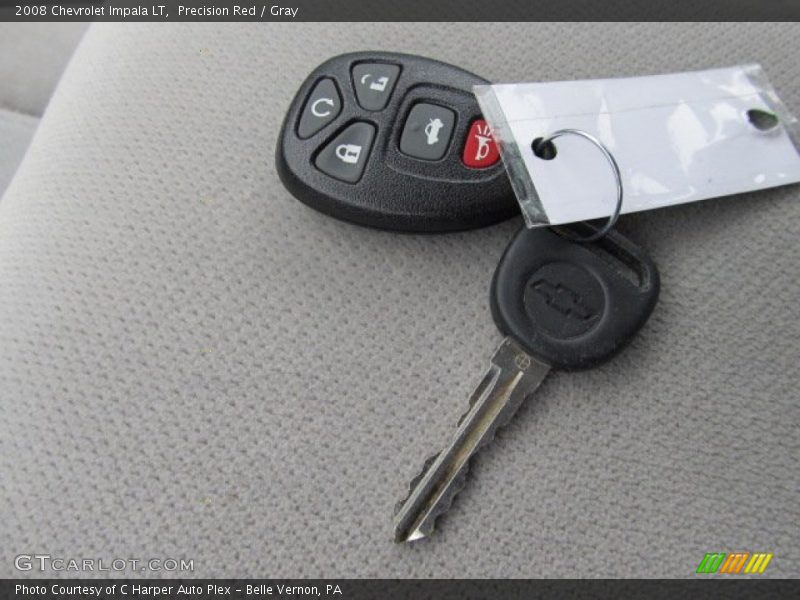Precision Red / Gray 2008 Chevrolet Impala LT