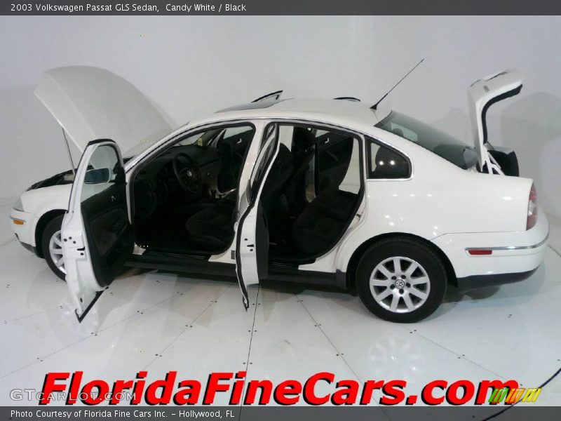Candy White / Black 2003 Volkswagen Passat GLS Sedan