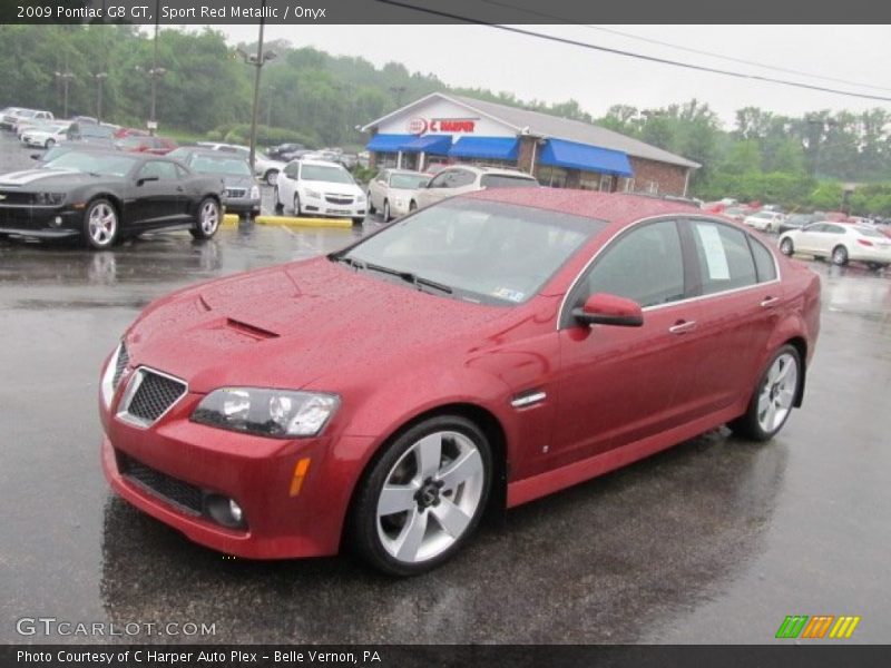 Sport Red Metallic / Onyx 2009 Pontiac G8 GT