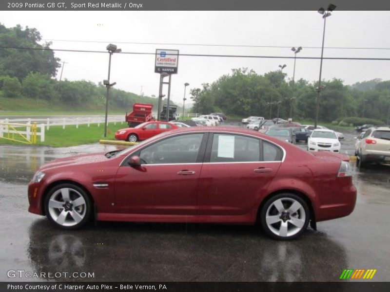 Sport Red Metallic / Onyx 2009 Pontiac G8 GT
