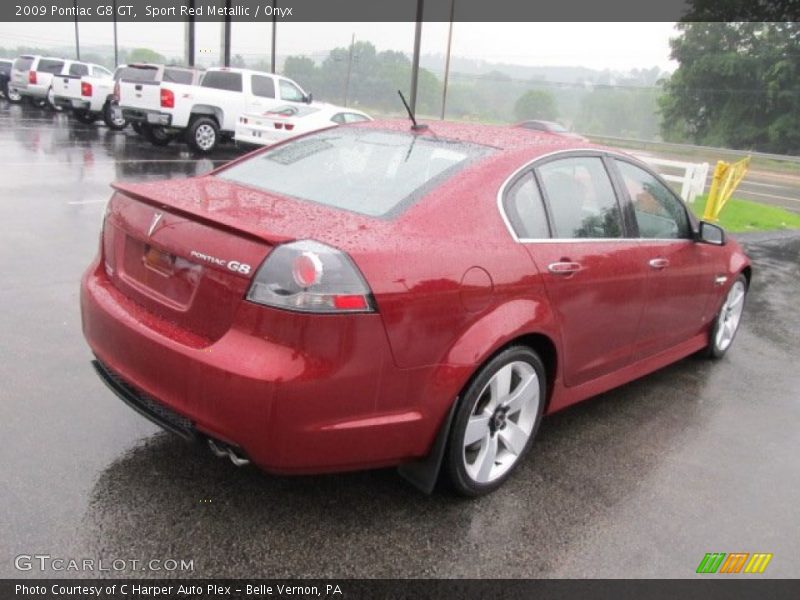 Sport Red Metallic / Onyx 2009 Pontiac G8 GT