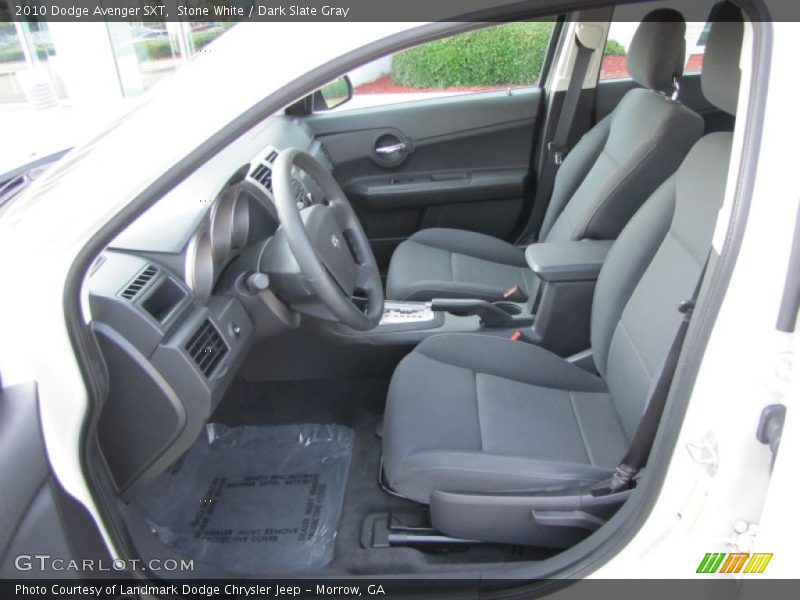Stone White / Dark Slate Gray 2010 Dodge Avenger SXT