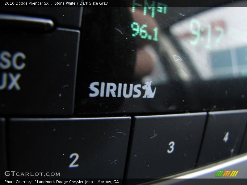 Stone White / Dark Slate Gray 2010 Dodge Avenger SXT