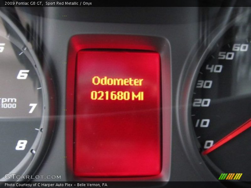 Sport Red Metallic / Onyx 2009 Pontiac G8 GT