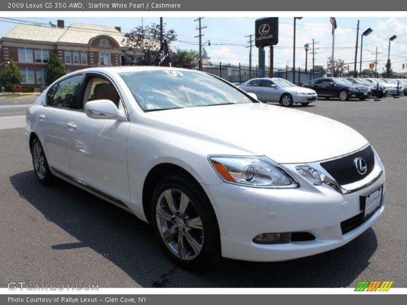 Starfire White Pearl / Cashmere 2009 Lexus GS 350 AWD