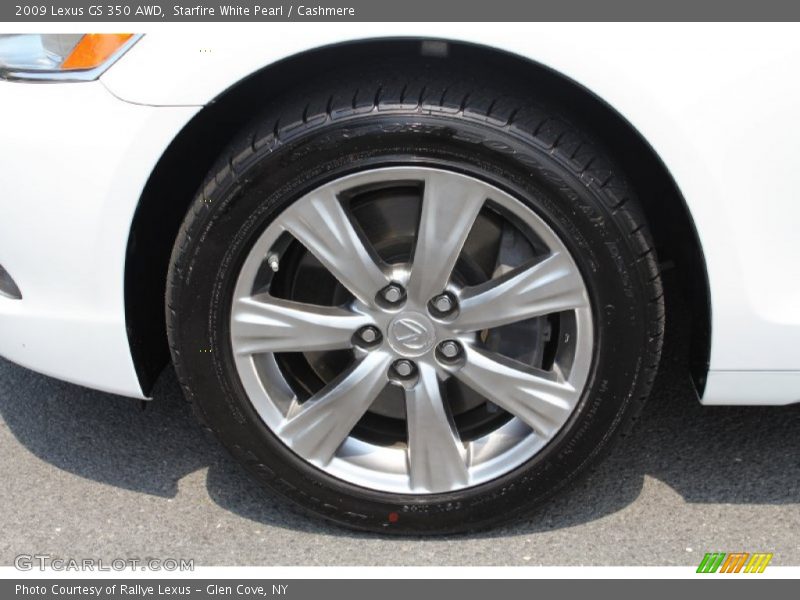Starfire White Pearl / Cashmere 2009 Lexus GS 350 AWD