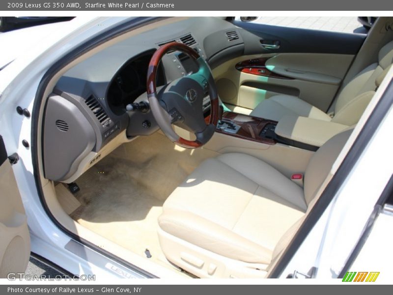 Starfire White Pearl / Cashmere 2009 Lexus GS 350 AWD