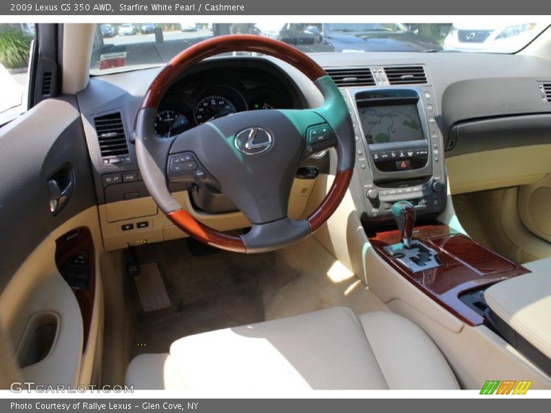 Starfire White Pearl / Cashmere 2009 Lexus GS 350 AWD