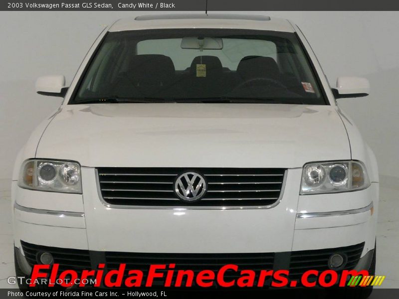 Candy White / Black 2003 Volkswagen Passat GLS Sedan