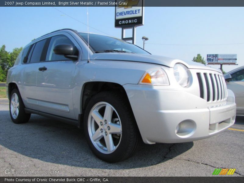 Bright Silver Metallic / Pastel Slate Gray 2007 Jeep Compass Limited