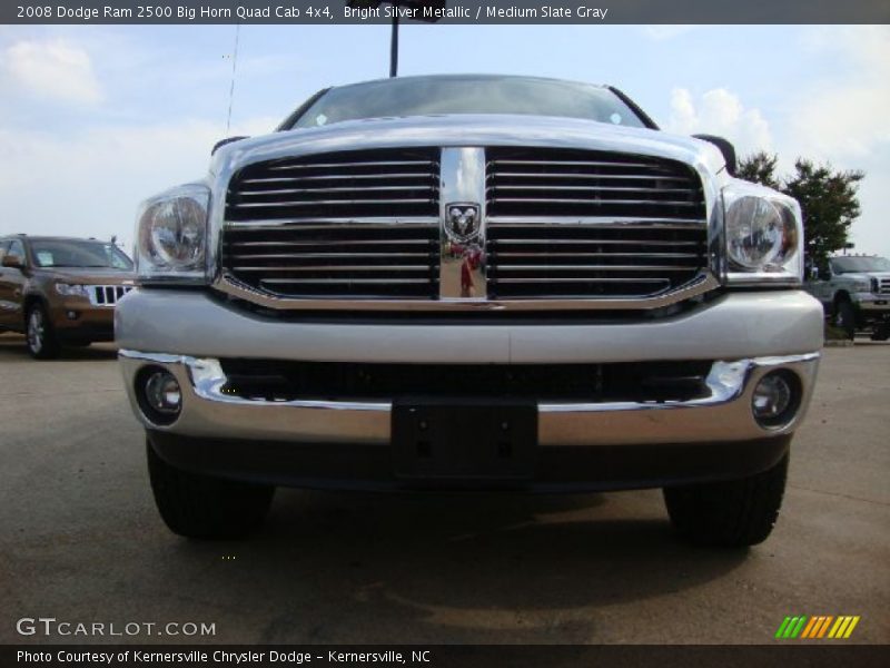 Bright Silver Metallic / Medium Slate Gray 2008 Dodge Ram 2500 Big Horn Quad Cab 4x4