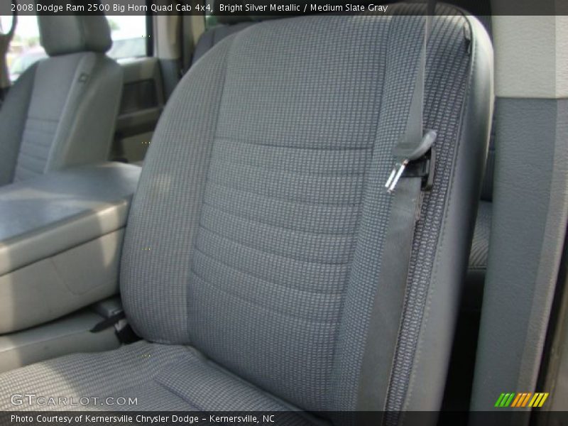 Bright Silver Metallic / Medium Slate Gray 2008 Dodge Ram 2500 Big Horn Quad Cab 4x4