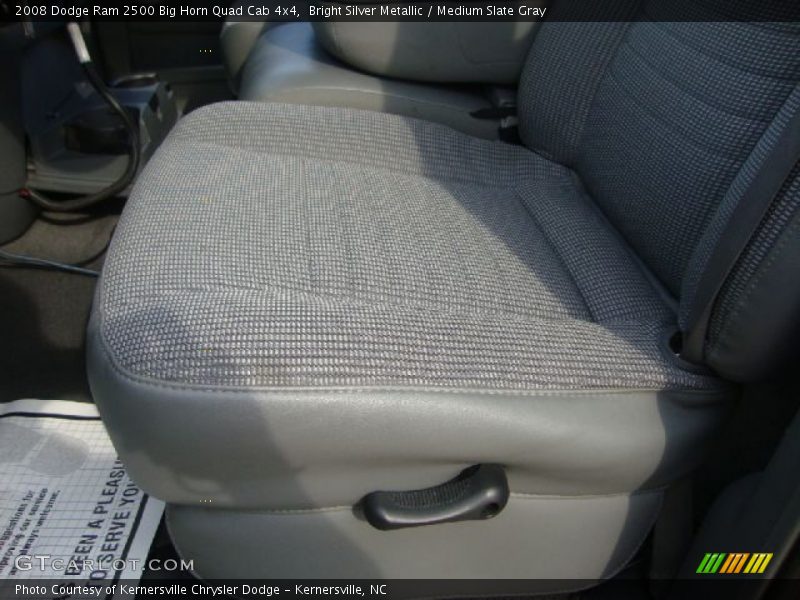 Bright Silver Metallic / Medium Slate Gray 2008 Dodge Ram 2500 Big Horn Quad Cab 4x4