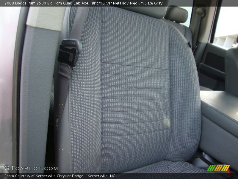 Bright Silver Metallic / Medium Slate Gray 2008 Dodge Ram 2500 Big Horn Quad Cab 4x4