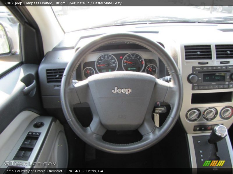 Bright Silver Metallic / Pastel Slate Gray 2007 Jeep Compass Limited