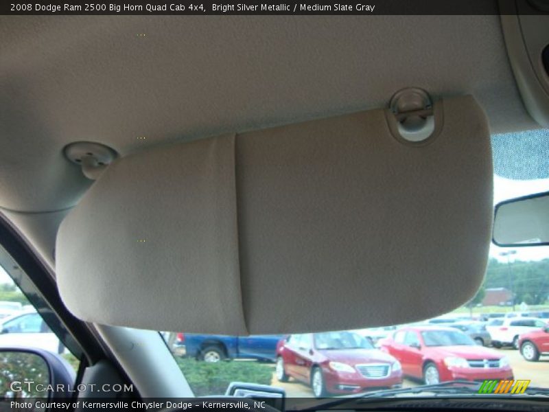 Bright Silver Metallic / Medium Slate Gray 2008 Dodge Ram 2500 Big Horn Quad Cab 4x4