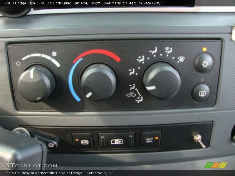 Bright Silver Metallic / Medium Slate Gray 2008 Dodge Ram 2500 Big Horn Quad Cab 4x4