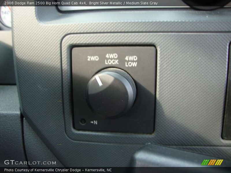 Bright Silver Metallic / Medium Slate Gray 2008 Dodge Ram 2500 Big Horn Quad Cab 4x4