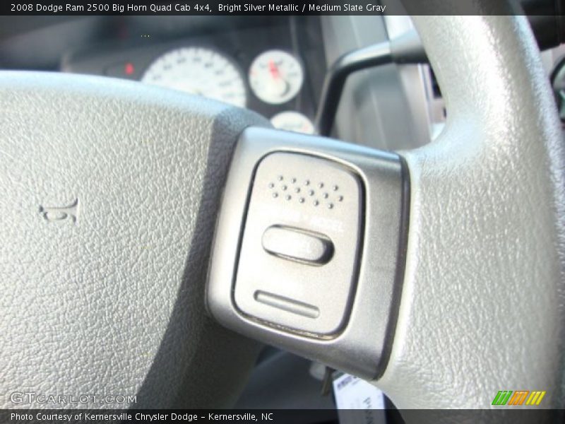 Bright Silver Metallic / Medium Slate Gray 2008 Dodge Ram 2500 Big Horn Quad Cab 4x4