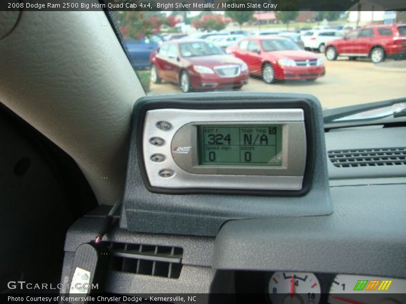 Bright Silver Metallic / Medium Slate Gray 2008 Dodge Ram 2500 Big Horn Quad Cab 4x4