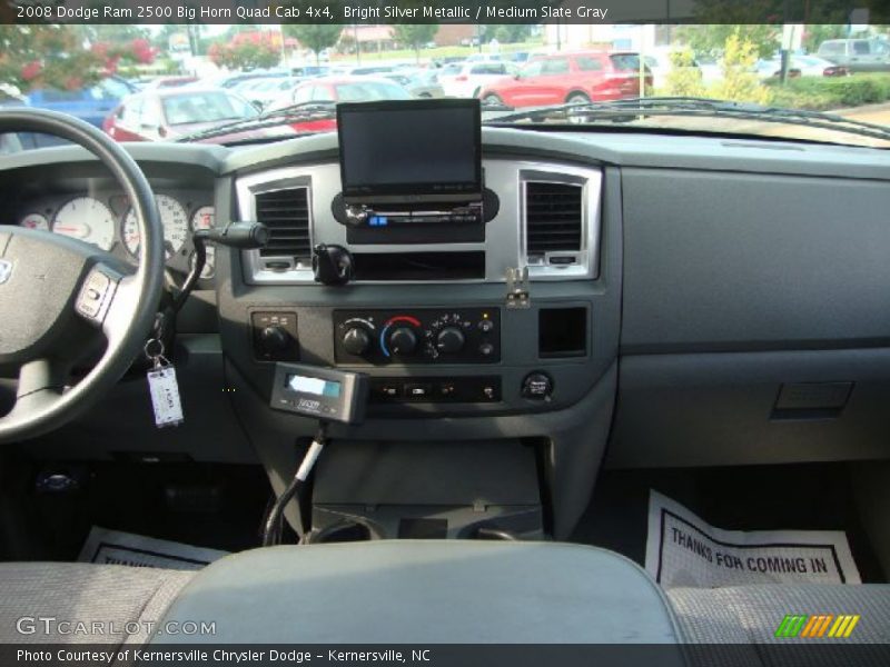 Bright Silver Metallic / Medium Slate Gray 2008 Dodge Ram 2500 Big Horn Quad Cab 4x4