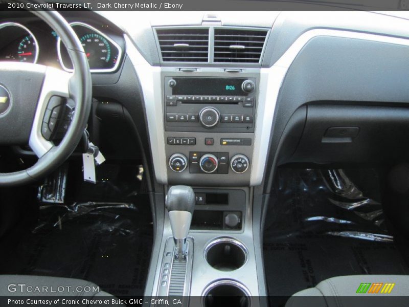 Dark Cherry Metallic / Ebony 2010 Chevrolet Traverse LT