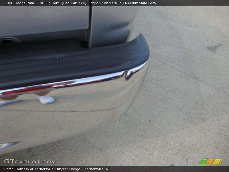Bright Silver Metallic / Medium Slate Gray 2008 Dodge Ram 2500 Big Horn Quad Cab 4x4