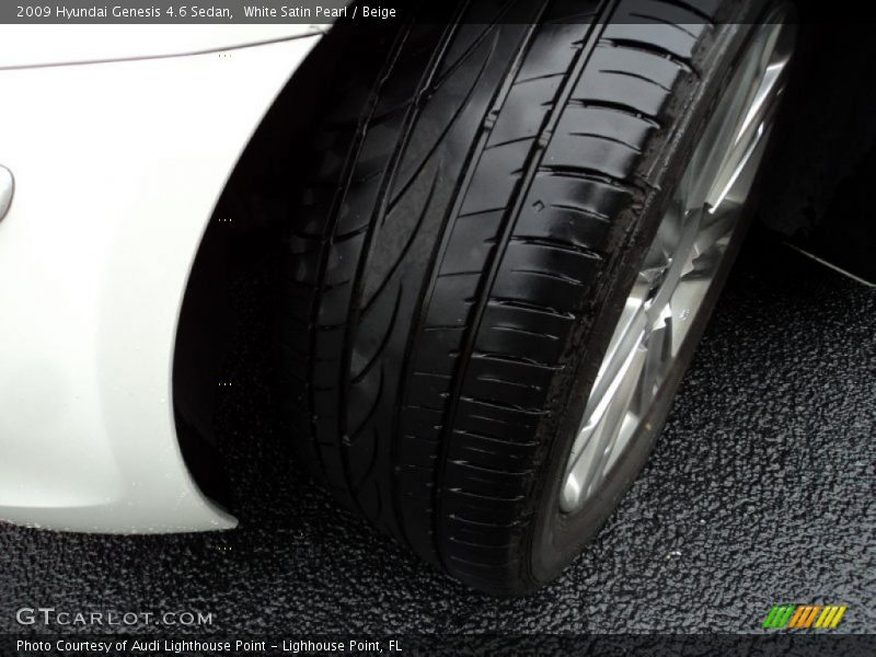White Satin Pearl / Beige 2009 Hyundai Genesis 4.6 Sedan