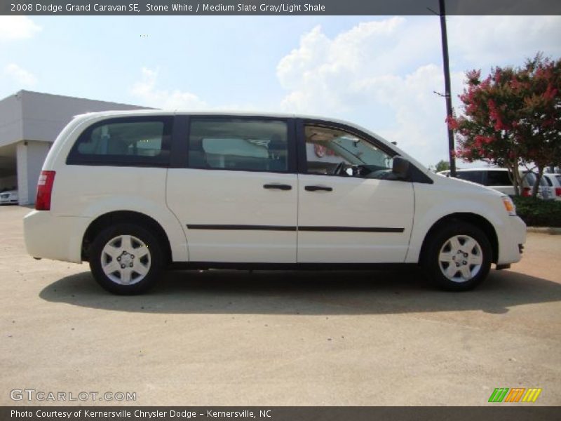 Stone White / Medium Slate Gray/Light Shale 2008 Dodge Grand Caravan SE