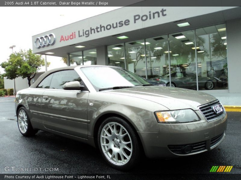 Dakar Beige Metallic / Beige 2005 Audi A4 1.8T Cabriolet