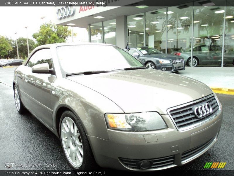 Dakar Beige Metallic / Beige 2005 Audi A4 1.8T Cabriolet