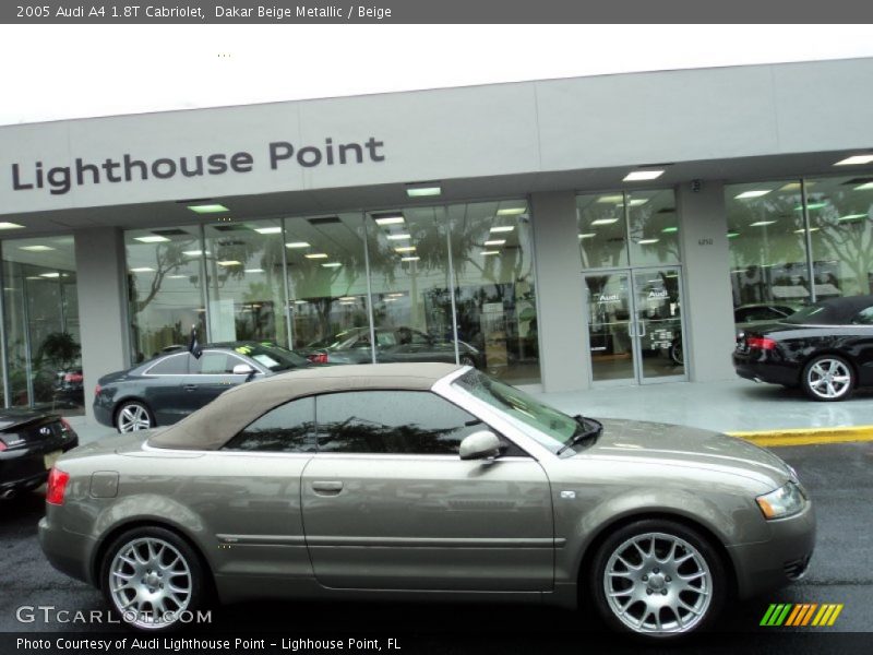 Dakar Beige Metallic / Beige 2005 Audi A4 1.8T Cabriolet