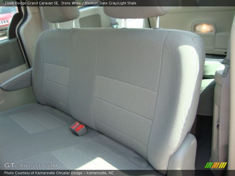 Stone White / Medium Slate Gray/Light Shale 2008 Dodge Grand Caravan SE