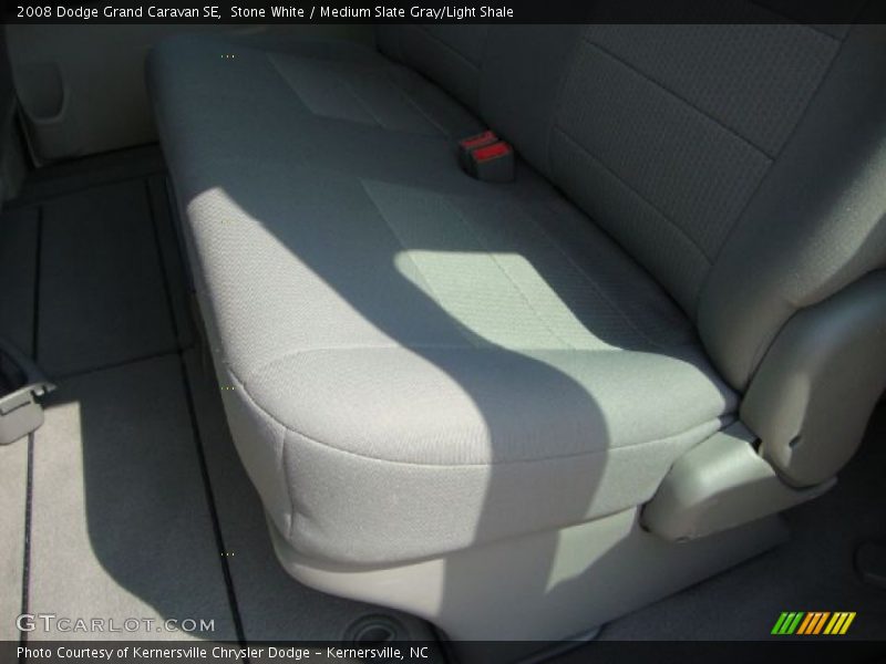 Stone White / Medium Slate Gray/Light Shale 2008 Dodge Grand Caravan SE